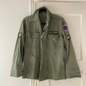 Distressed Army Chore Jacket